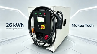 Pengisi Daya EV Seluler 30kW 26kWh Penyimpanan Energi Portabel untuk Pengisian Daya Darurat Mobil di Pinggir Jalan