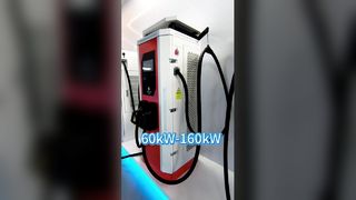 Pengisi Daya EV Cepat DC Gun Ganda 60-160kW dengan Perlindungan Tahan Cuaca IP54 untuk Penggunaan Komersial
