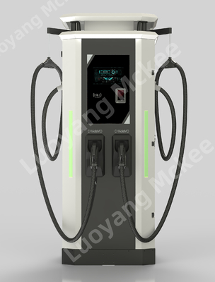 120kw DC Fast Charging Stack Dengan Lcd Screen Komersial DC Ev Charger Station