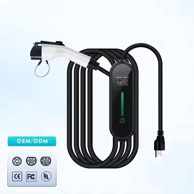 Harga yang bagus Home Mobile Type 2 Electric Car Home Charger 32A 7Kw Dengan Kabel 5m Opsional on line