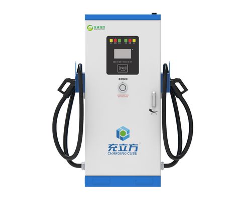Harga yang bagus 120KW Integrated Dual-Gun DC Electric Vehicle Charging Stack / Stasiun Pengisian Kendaraan Listrik on line