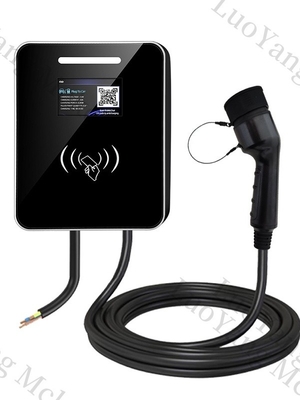 Harga yang bagus Portable 22Kw EV Wall Charger 7Kw 11Kw 16A 32A 32 Amp Type 2 Level 2 Home Electric Car Charging Station Dinding on line