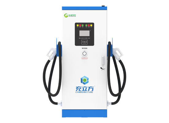 Harga yang bagus 360kW Integrated DC EV Charging Stack Double Guns Pengisi daya EV publik on line
