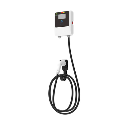 Harga yang bagus Wallbox 7KW AC Level 2 Stasiun pengisian daya EV Wall Charger 32A Desain Perlindungan UV on line