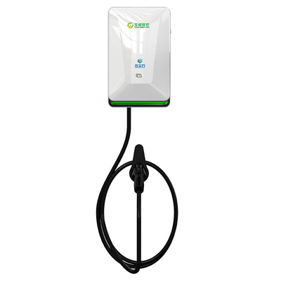 220V 7kw Home EV Charger AC Charging Pile Mendukung Offline APPLET Reservation Charging