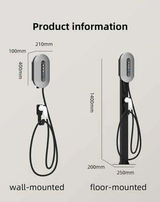 50HZ 220V 7KW 32A AC EV Charger Tutup Semua Area Sinyal