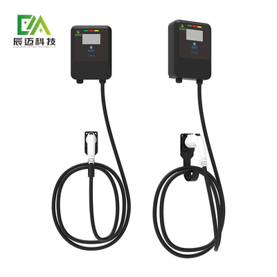 7KW Kendaraan Listrik Tingkat 2 Home Charger Wallbox Untuk Tipe 1 Tipe 2 GBT