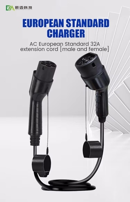 Harga yang bagus Double Gun Head Eu Ac Ev Kabel Pengisian Mobil 16A 32A 3.5Kw 7Kw Tipe 2 on line