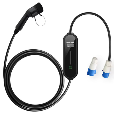 Harga yang bagus AC TYPE2 32A 7kw Single Phase Car Charger Smart Adjustment Reservation on line