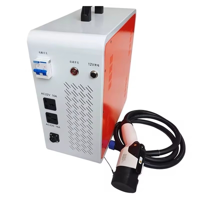 Peralatan Pasokan Listrik EV Energi Baru Luar Ruang Darurat Pengisian Cepat Tumpukan Dc ke AC Stasiun Listrik Portable