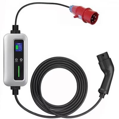 Harga yang bagus EV Portable Charger 3 Phase 11kw Mennekes Type 2 On-Board Charging Connector on line