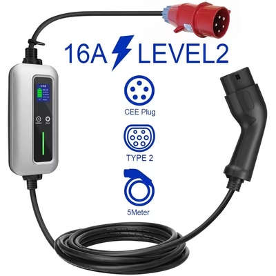 Harga yang bagus Intelligent 11kw 3 Phase Ev Charger Tipe 2 Regulasi Aliran Baterai Pengisian Terlambat on line