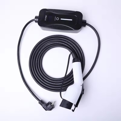 Harga yang bagus Tingkat 110V 220V AC Tipe 1 16A EV Home Charger Portable Untuk Pengisian Mobil Listrik on line