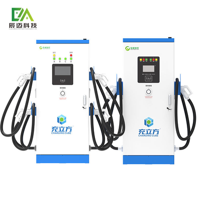 Harga yang bagus Stasiun Pengisian EV Tingkat 3 komersial CCS2 GBT 120kw DC EV Bus Charger on line