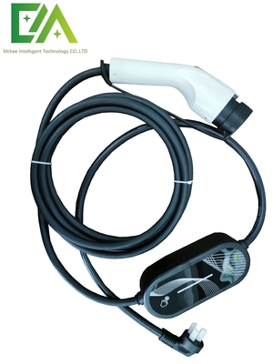 Portable 3.5Kw-22kW Electric Car Charger Adjustable Current 8A/10A/13A/16A/32A Single Phase Tiga Fase