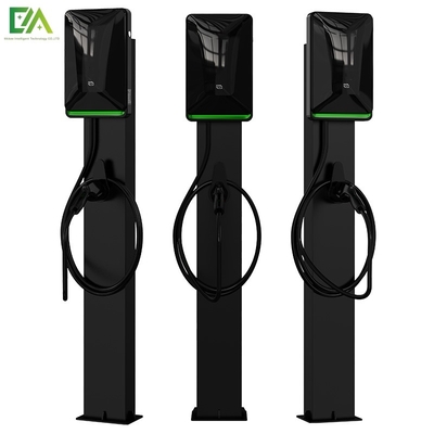 Harga yang bagus 220V 380V 7kW 11KW 22KW Column Black Type AC Charging Stack Untuk Kendaraan Listrik Rumah Tangga on line