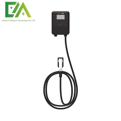 Harga yang bagus 7KW 11KW 22KW Black Wall-mounted Electric Vehicle Single Gun AC Charging Stack / Commercial Portable Charger (Pengisi daya komersial portabel) on line