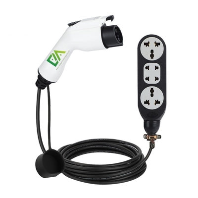 Portable Discharge Gun Ev Portable Type2 Type1 Charger Cable 3.5kw 16A 5m Untuk peralatan rumah tangga Outdoor Power Station