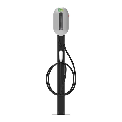 Harga yang bagus 7KW 11KW 22KW Silver Column Type Single Gun Kendaraan Listrik AC Charging Stack on line