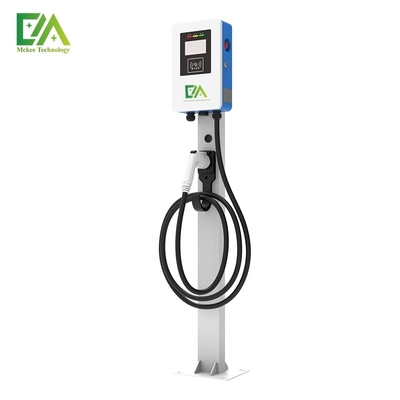Harga yang bagus Rumah Tangga Komersial Biru Dan Putih 7KW/11KW/22KW Single-Gun AC Charging Stack/Electric Vehicle Charging Stack on line