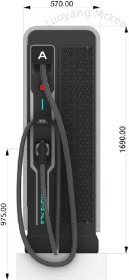 120KW DC EV Charger Kecepatan Pengisian Cepat Protokol Komunikasi Sesuai dengan GB/TCCS EU UL US