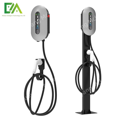 Plug In Home Tingkat 2 Tingkat 3 AC EV Charger Cara Efisien Standar Eropa