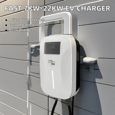 Harga yang bagus 7KW 11KW 22KW Car Charger GBT Tipe 1 Tipe 2 AC 220V 380V Wall-mounted Wallbox Electric Car Home Ev Fast Charger on line