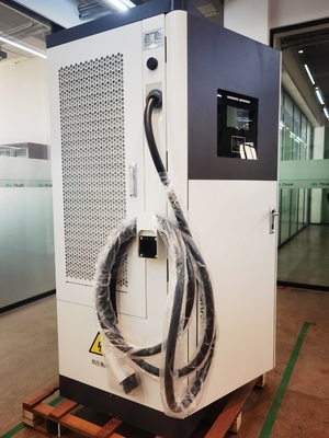 Harga yang bagus Beberapa Bagian Stasiun Pengisi Daya EV kami Lokakarya Modern 120KW Terintegrasi Dual-Gun DC Stasiun Pengisian Kendaraan Listrik CCS2 GBT Komersial Kendaraan Listrik Tumpukan Pengisian Cepat on line