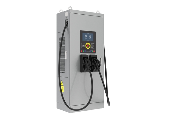 Dc Ev Charger 60KW sampai 240KW Dc Ev Fast Charging Station Kondisi baru dengan Double Gbt Ccs1 Ccs2 Pistol Ev Charger