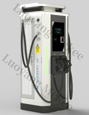 120KW DC EV Charger dengan OCPP1.6J Protocol dan layar sentuh 10,1 inci untuk pengisian cepat kendaraan listrik