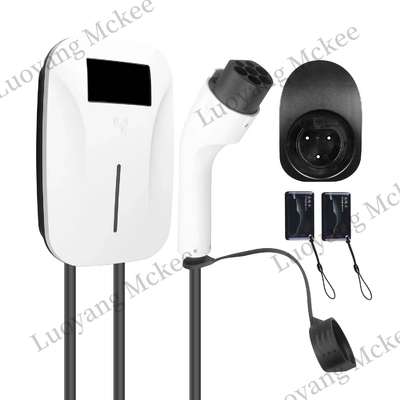 Harga yang bagus Pengendali OCPP APP baru yang lulus Sertifikat CE 230V/380V 32A 7KW 11KW 22KW Type 2 AC EV Charger Dengan Fungsi DLB on line