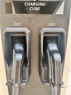 Harga yang bagus Beberapa Bagian Stasiun Pengisi Daya EV kami Lokakarya Modern 120KW Terintegrasi Dual-Gun DC Stasiun Pengisian Kendaraan Listrik CCS2 GBT Komersial Kendaraan Listrik Tumpukan Pengisian Cepat on line