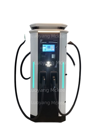 Harga yang bagus 60KW/80KW/120KW/160KW Baterai pengisian daya DC ganda yang terintegrasi / Baterai pengisian daya kendaraan listrik on line