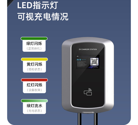 Harga yang bagus Mode 3 22KW 3 Phase European Standard Electric Vehicle Charger Type 2 Stasiun Pengisian Kendaraan Listrik Wall Box Stasiun Pengisian Listrik on line