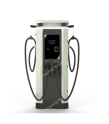 Harga yang bagus 60KW/80KW/120KW/160KW Baterai pengisian daya DC ganda yang terintegrasi / Baterai pengisian daya kendaraan listrik on line