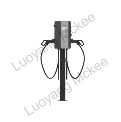 Harga yang bagus Pengisi daya EV AC 44kW dengan stasiun pengisian daya kelas komersial dua pistol on line