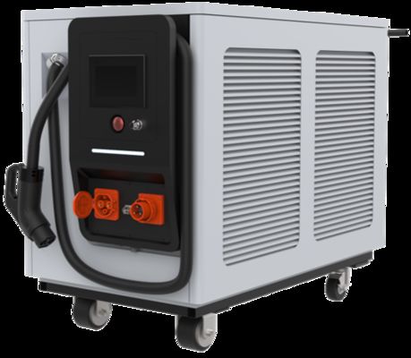 Maxpower 60kW Rating Power 65kWH Kapasitas IP55 Perlindungan Mobil EV Charger Stasiun Pengisian Portable