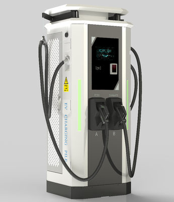 60kW DC Fast Charging Pile for New Energy VehiclesEquipped with dual swing-arm charging connectors and a 10-inch high-brightness color screen, it delivers high-efficiency rapid charging for electric 