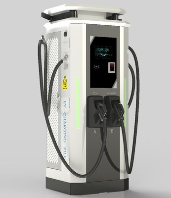 Harga yang bagus 60kW Dual-gun EV Charging Pile, dilengkapi dengan mode identifikasi, daya keluar yang dapat disesuaikan dan perlindungan keamanan multi-lapisan on line