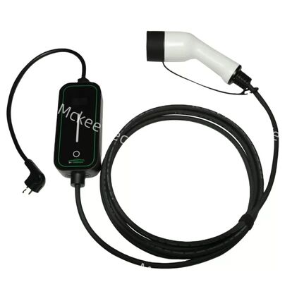 Harga yang bagus Pengisi Daya EV Portabel Tipe 2 3,5kW 16A yang Dapat Disesuaikan dengan Layar LCD on line