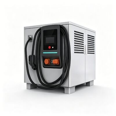 Stasiun pengisian cepat portabel 60kW 65kWh Pengisi daya EV penyimpanan energi seluler