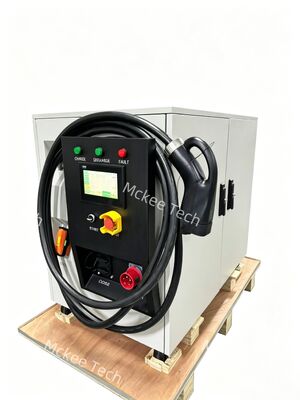 Daya 60kW Mobile EV Charging Station, 65kWh Portable Energy Storage Charger dengan Perlindungan IP55
