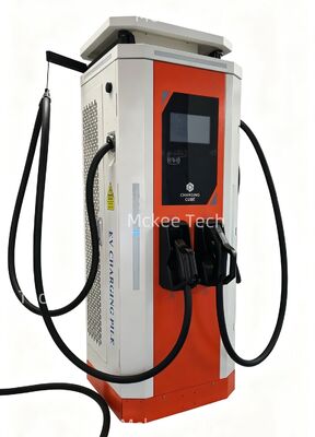 Harga yang bagus 60kW Dual Gun DC Fast EV Charger dengan perlindungan anti cuaca IP54 untuk penggunaan komersial on line
