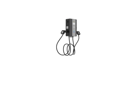 Harga yang bagus 22kW Wall-mounted Dual-gun Home EV Charger. Dual-car Charging, Multiple Payment Options, UV Resistant & Durable untuk digunakan di luar ruangan on line