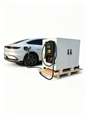 Harga yang bagus Pengisi Daya EV Seluler 60kW, Unit Penyimpanan Energi Portabel 76kWh dengan Peringkat IP54 on line