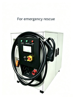 Harga yang bagus 80kW Liquid-Cooled Mobile EV Charger 65kWh Energy Storage IP54 Wide Temperature Working Portable Charging Station On line