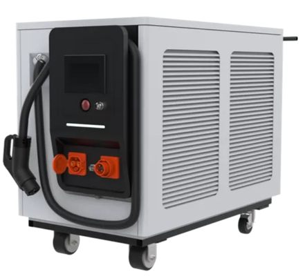Harga yang bagus 65kWh Pengisi Daya EV DC Seluler Off-Grid 80kW IP54 untuk Lokasi Konstruksi Tambang Tanpa Jaringan Listrik Stasiun Pengisian Daya Penyimpanan Energi On line
