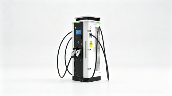 Harga yang bagus IP54 Pendingin Udara OCPP1.6J 10 inci layar sentuh White Dew Series DC EV Charger 60kW Stasiun Pengisian Cepat untuk Aplikasi Parkir Jalan Raya Armada Komersial On line