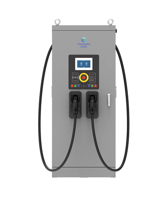 Stasiun Pengisian Daya Cepat DC Armada Komersial Parkir Jalan Raya Seri Salju Minor 240kW Pendingin Udara IP54 Layar Sentuh 7 inci Mendukung OCPP1.6J