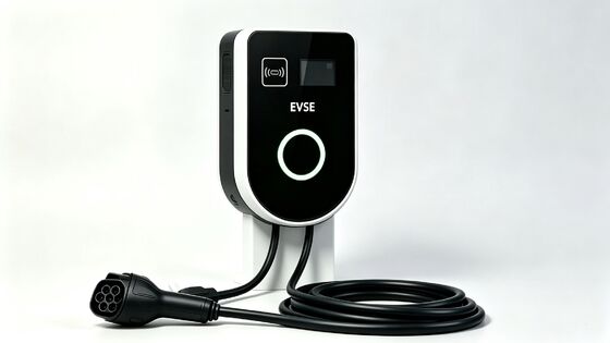 Harga yang bagus 4.59 inci LCD U Bentuk Dinding Dan Kolom Dipasang AC Charging Station Type2 11kw 16A 380V IP54 UL94 V0 EV Charger On line